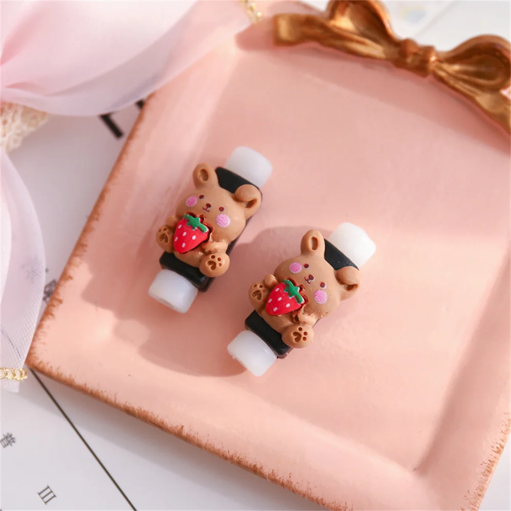 1/5SETS Charging Line Protection Durable Wear-resistant Colorful Plastic Resin Office Accessories Cable Protector Cover