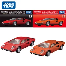 TAKARA TOMY-Lamborghini Countach Premium Tomica Diecast Metal Modelo, Lp 400, Liga de Brinquedos, Veículo Motorizado, Presente para Crianças, TP33, Novo