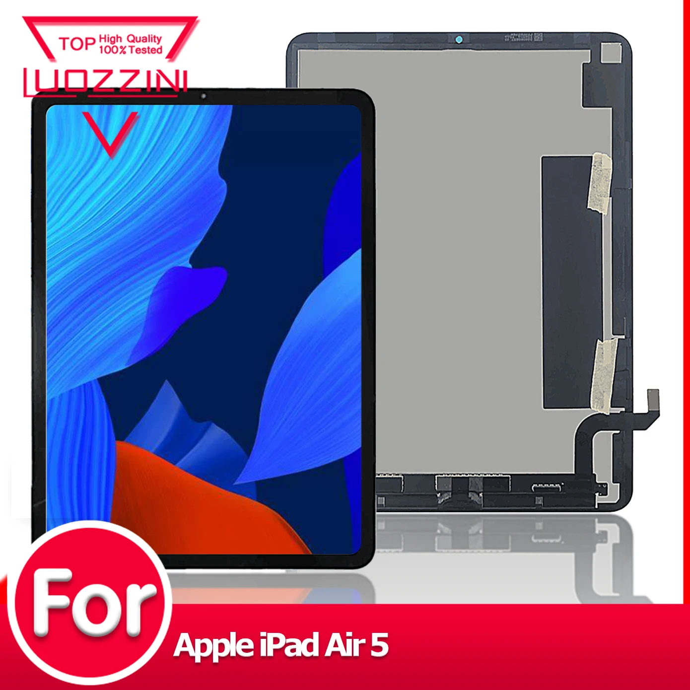 For iPad Air 5 5th Gen Air5 2022 A2588 A2589 A2591 LCD Display Touch Screen Digitizer Assembly Panel Replacement