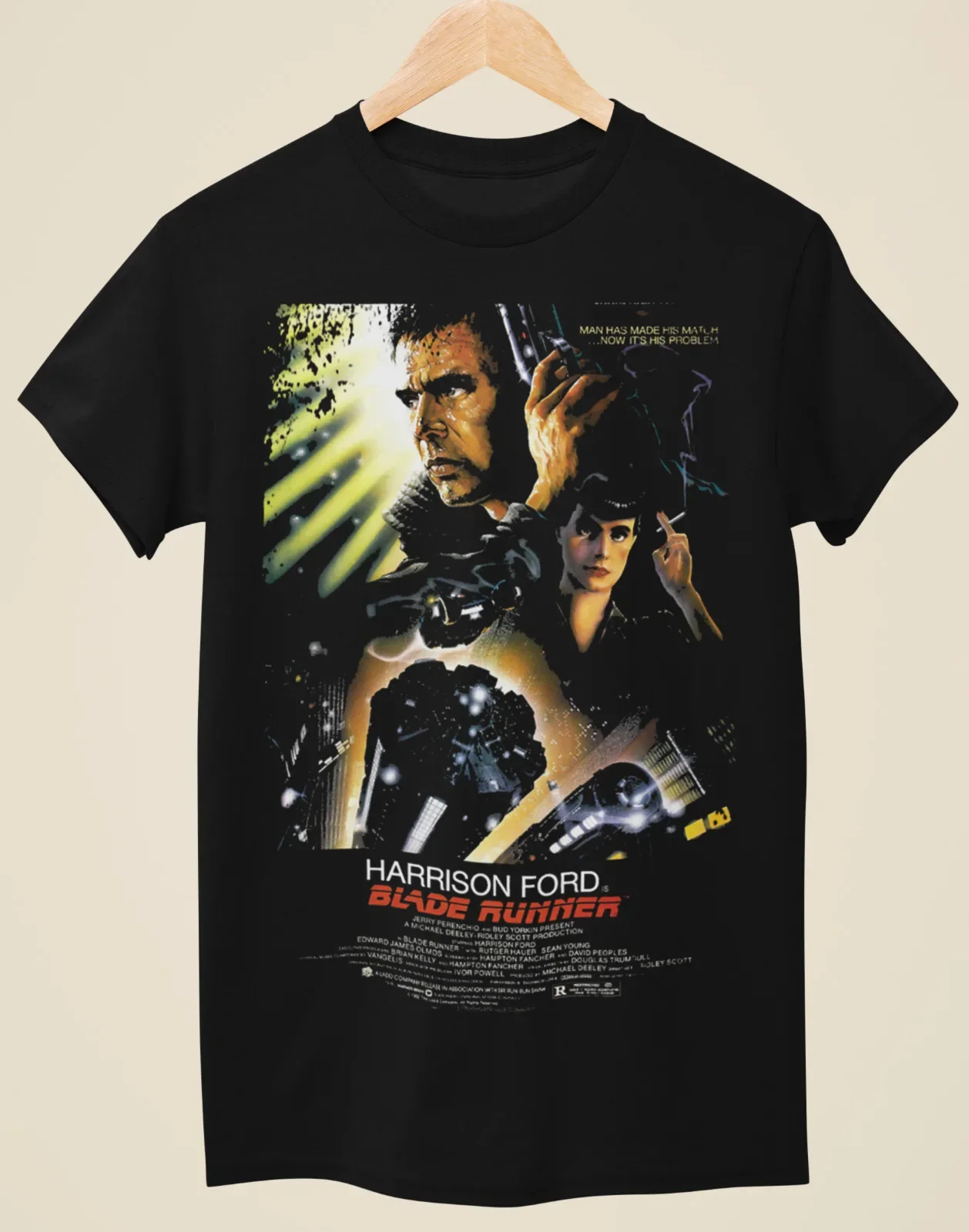 

Blade Runner - Movie Poster Inspired Unisex Black T-Shirt