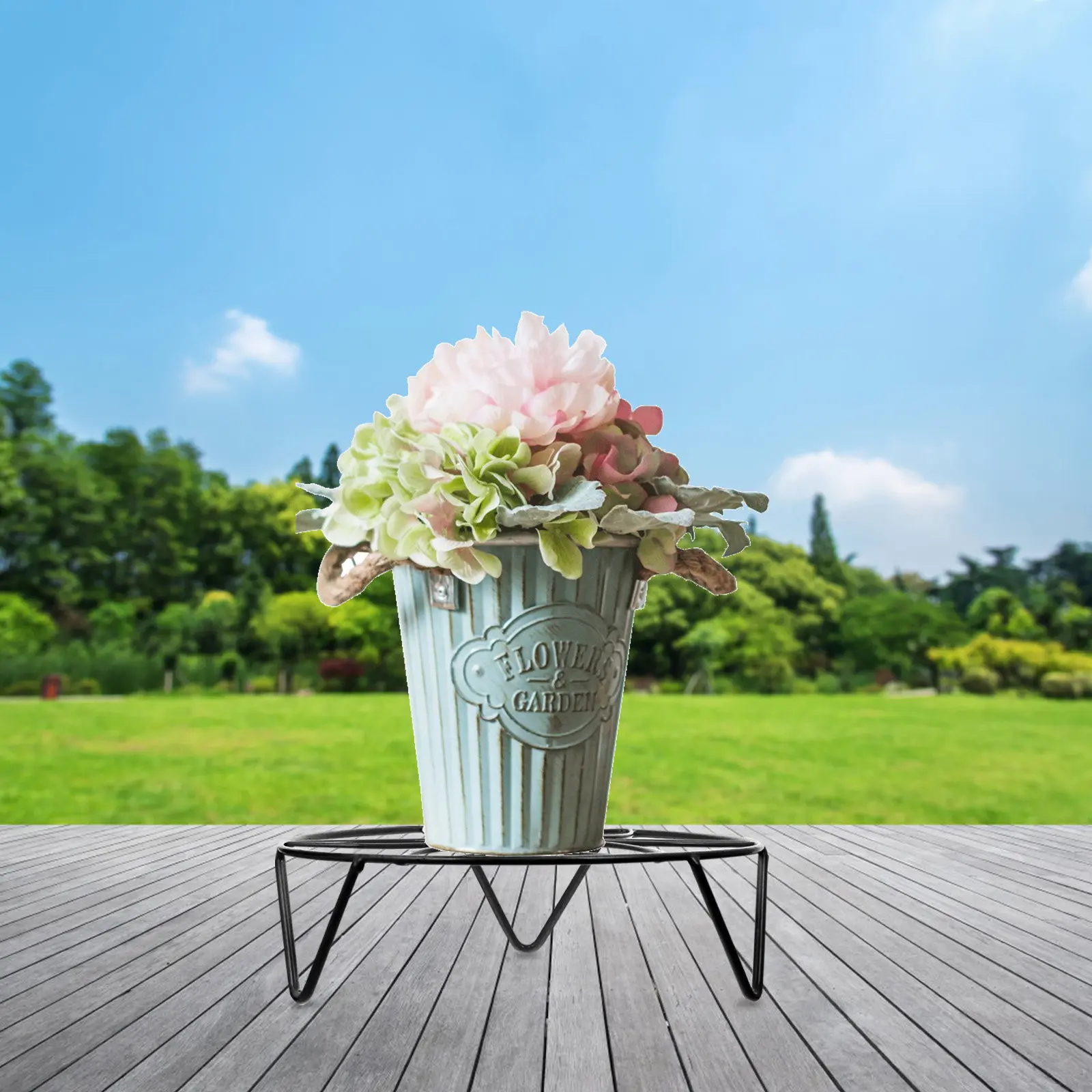 

Подставка для цветов из кованого железа в винтажном стиле, полая, для комнатных растений, для гостиной, балкона, декоративная напольная подставка для цветов