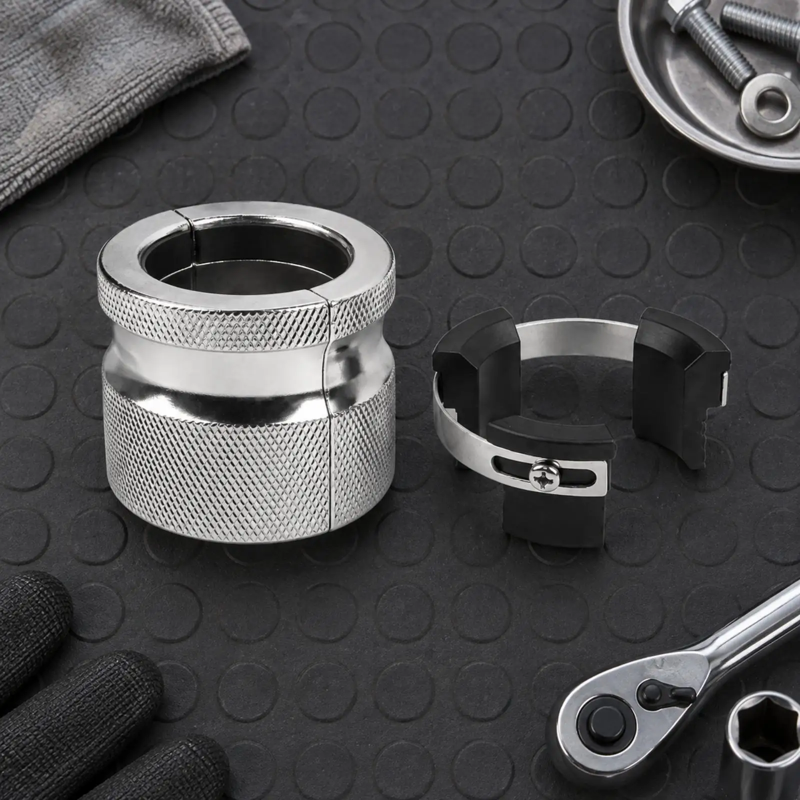 Motorcycle Fork Oil Seal Installer Tool Alloy Construction 39mm to 50mm Tube Driver for Bike Maintenance 4