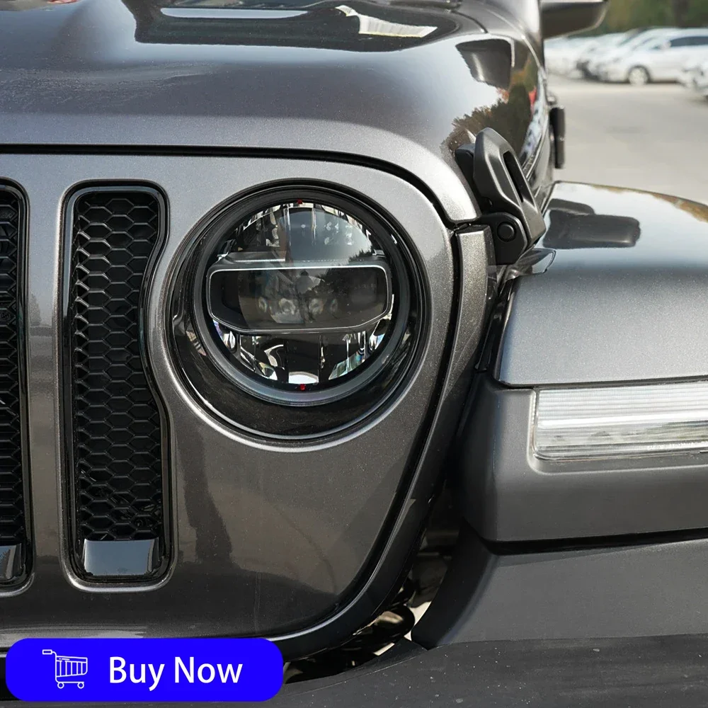 

Автомобильные передние фонари для Jeep Wrangler 2018-2024, светодиодные автомобильные фары в сборе, обновление, высококачественный проектор, аксессуары с двумя линзами