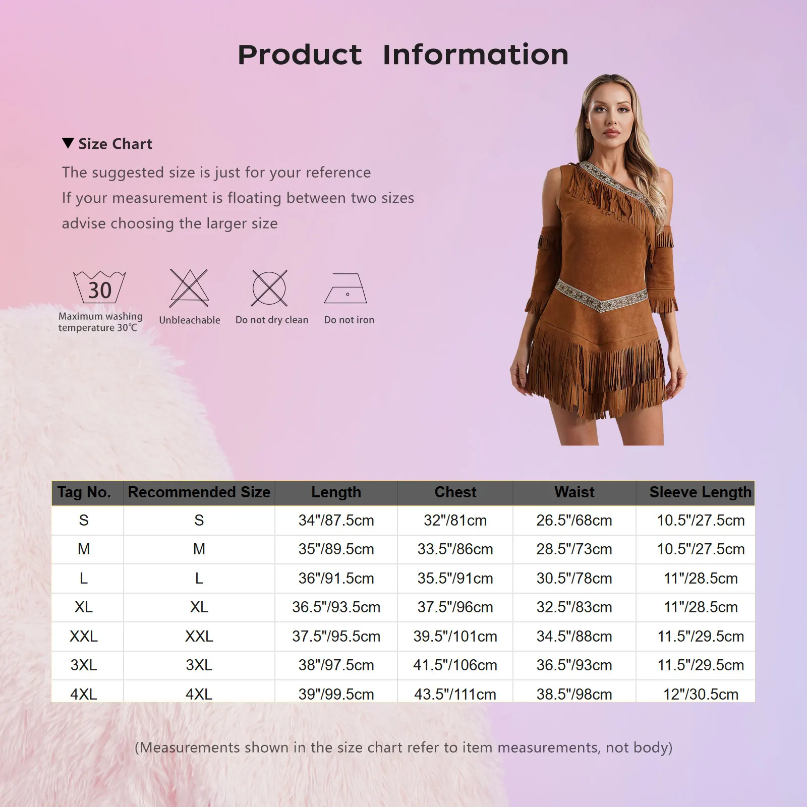 Costumes indigènes indiens pour femmes, tenue de Cosplay d'halloween sauvage, tenue de chasseur, asymétrique épaule dénudée, sans manches, à franges