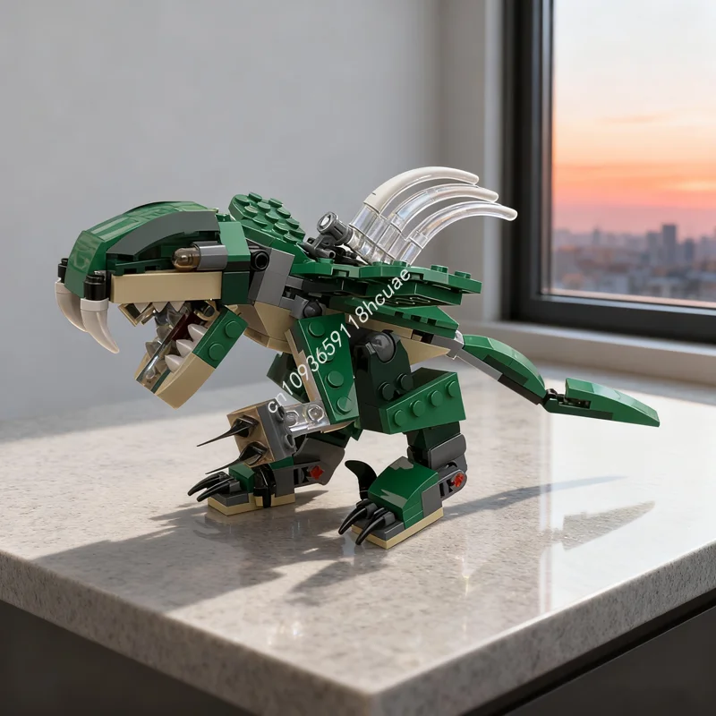156 قطعة MOC Velociraptooth الخالق 3 1ed نموذج اللبنات لعبة العمارة تجميع هدية الكريسماس فكرة التعليم الطوب