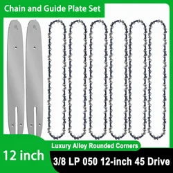 Enhanced Cutting Efficiency 12 Inch Chainsaw Chain with 45 DL 3/8