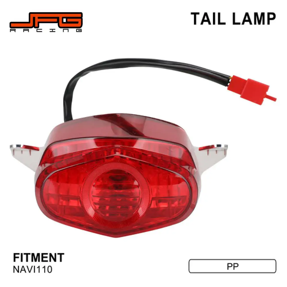 

Motorcycle Accessories Rear Tail Light Signal Stop Light Lamp Integrated For Honda DREAMWING Navi110 NAVI 110 Quality Plastic