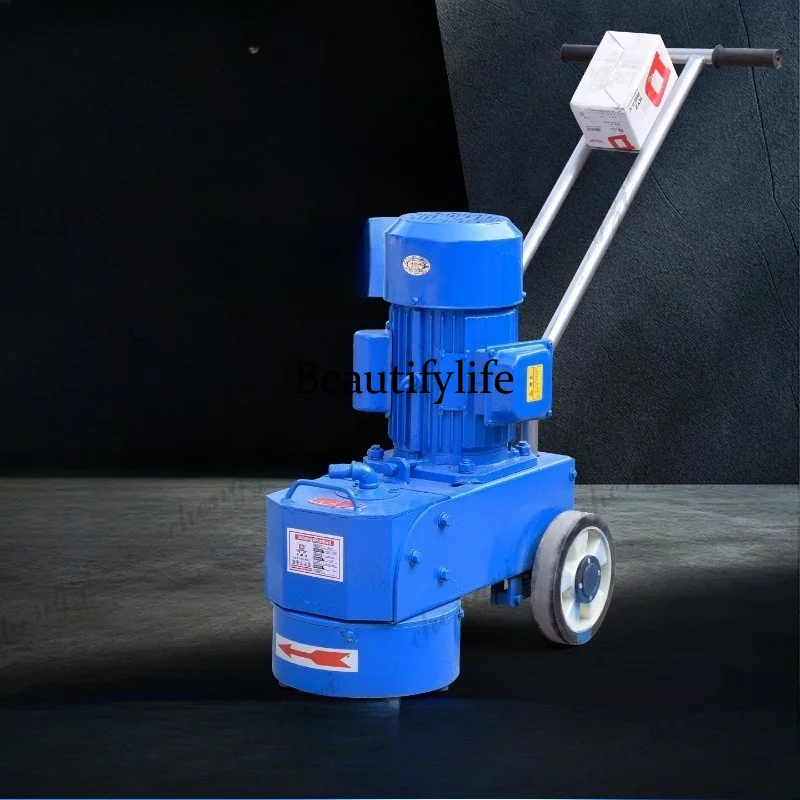 Steel shell terrazzo machine Household hand-pushed concrete cement floor grinding and polishing machine