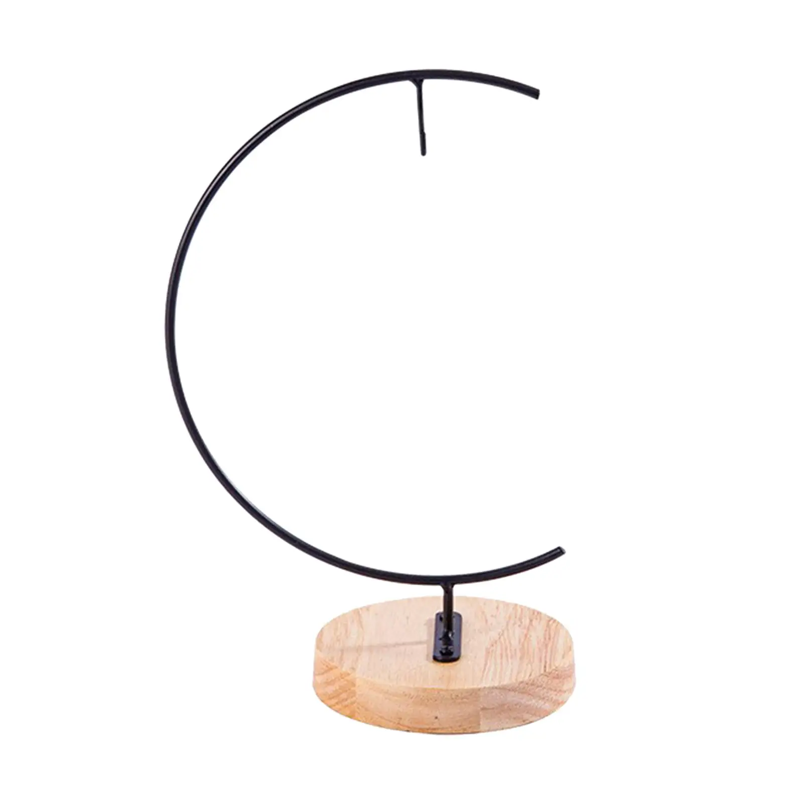 Multifunctional Terrarium Display Stand, Glass Globe Display Stand with Wooden