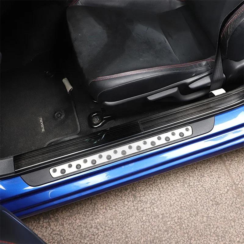 

For Toyota 86/Subaru BRZ 2012-2020 Car Door Sill Protection Plate Cover Anti-wear Wear-resistant Door Sill Pedal Car Accessories