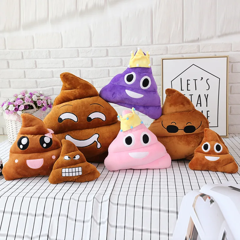 Creative Poop Plush Pillow Funny Stool Doll Novelty Stuffed Toy Weird Hilarious Decor Companion
