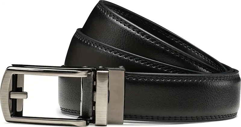 Männer gürtel Leder Gürtel Metall Legierung Automatische Schnalle Marke Luxus Design Taille Gürtel für Männer Strap Männlich – Detail 2