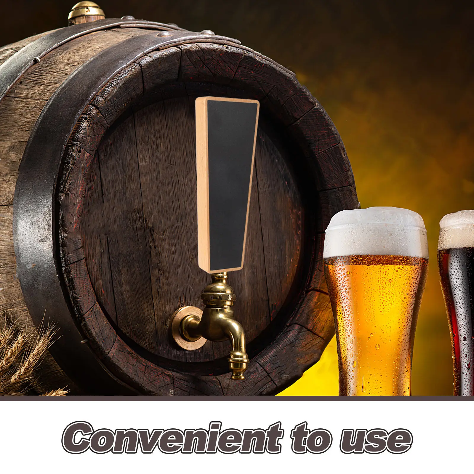 Brauner Holz-Bierkruggriff, Kr – Craft Beer & Wine U- Bewertung und Preis