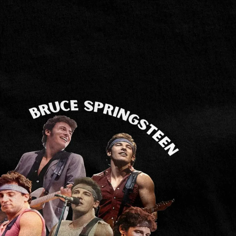 Bruces Springsteens T-Shirt born to run Hipster T Shirts Short Sleeve Y2K Casual Tshirt Summer Cotton O-Neck Plus Size 5XL Tees