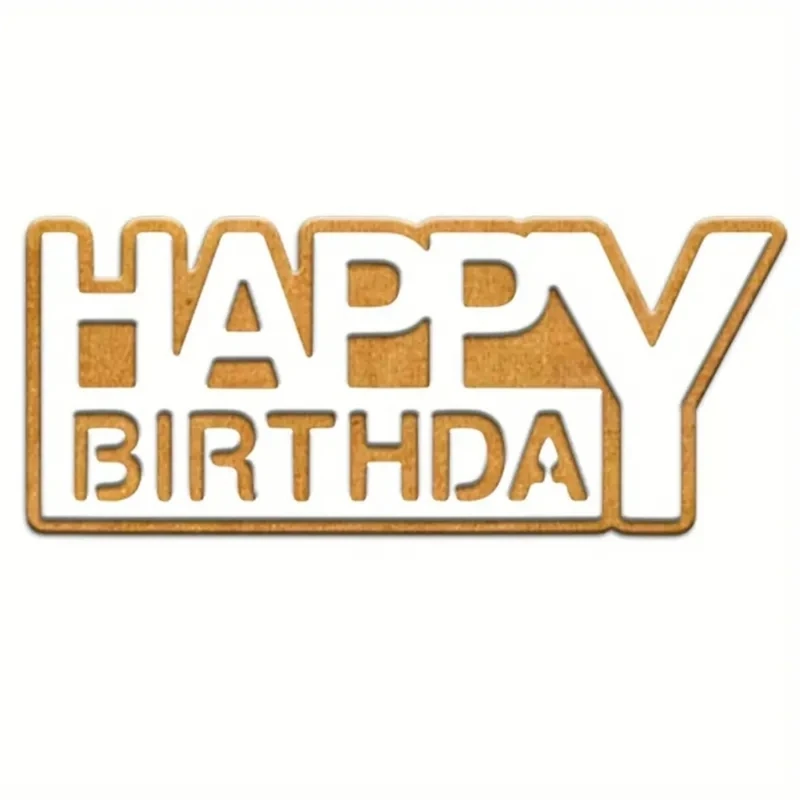 E15D Feliz Aniversário Die Cuts