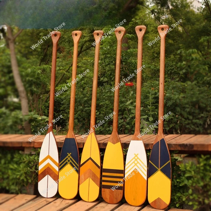 

120 см винтажный стиль украшения деревянные гребные весла каноэ весло