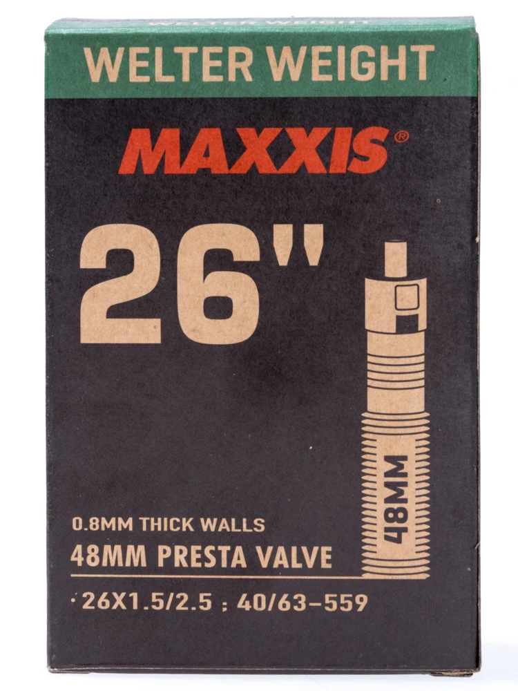26 MAXXIS BICYCLE INNER TUBE 26 1.50 1.75 2.50 FV AV SV PV