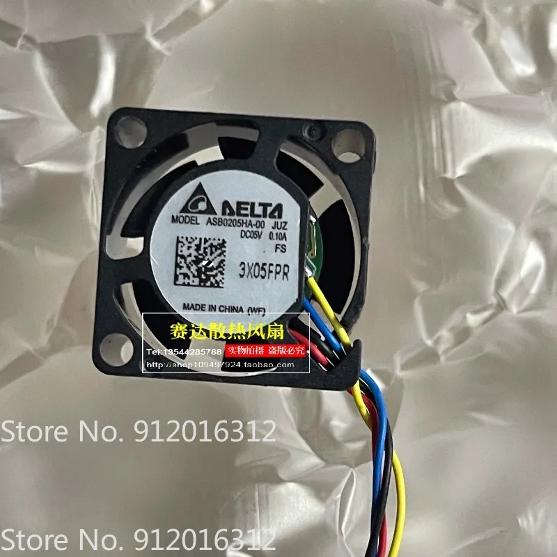 New Cooler Fan for Delta ASB0205HA-00 2010 5V 0.10A 4-Wire Mini Cooling Fan