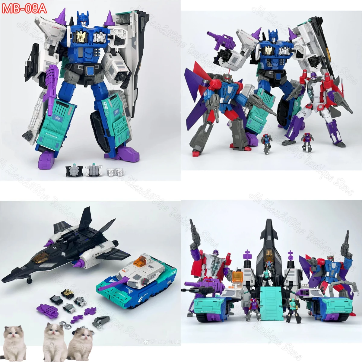 

[24-hour shipping ] Transformed toysn Fans Hobby FH MB-08A MB08A Overlord Action Figures With Box