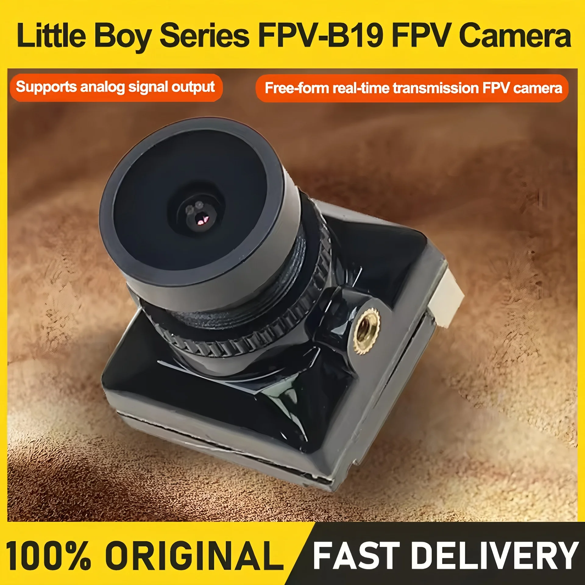 Little Boy Series FPV-B19 FPV Camera FPV-B19 Freestyle Real-Time Transmission FPV Camera Supports Analog Signal Output