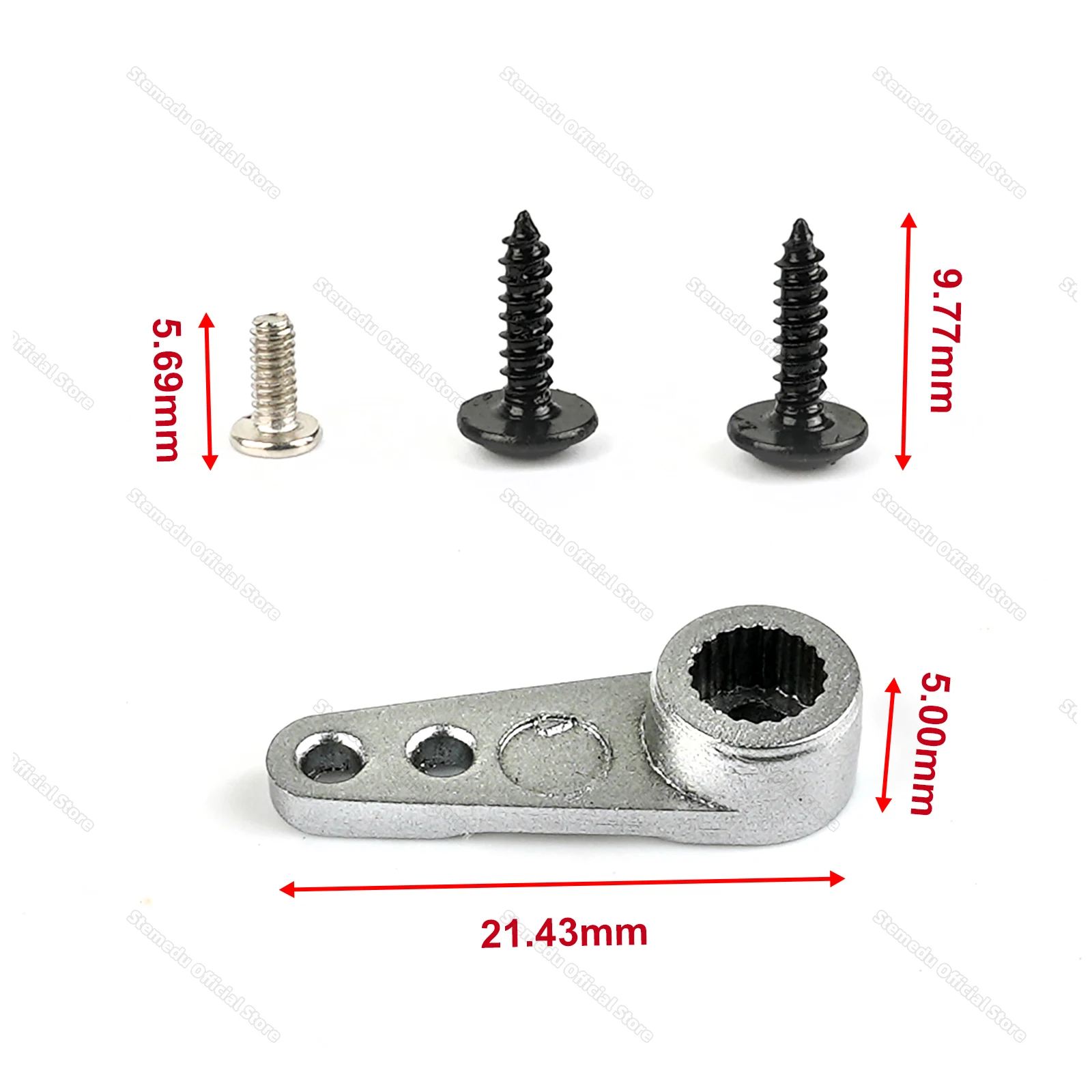 Mini MG90S 180 ° /270 ° /360 °   Servo RC All Metal Gear 9g Versione aggiornata Braccio 20T per elicottero aereo auto MG90 9G Trex 450 RC Robot