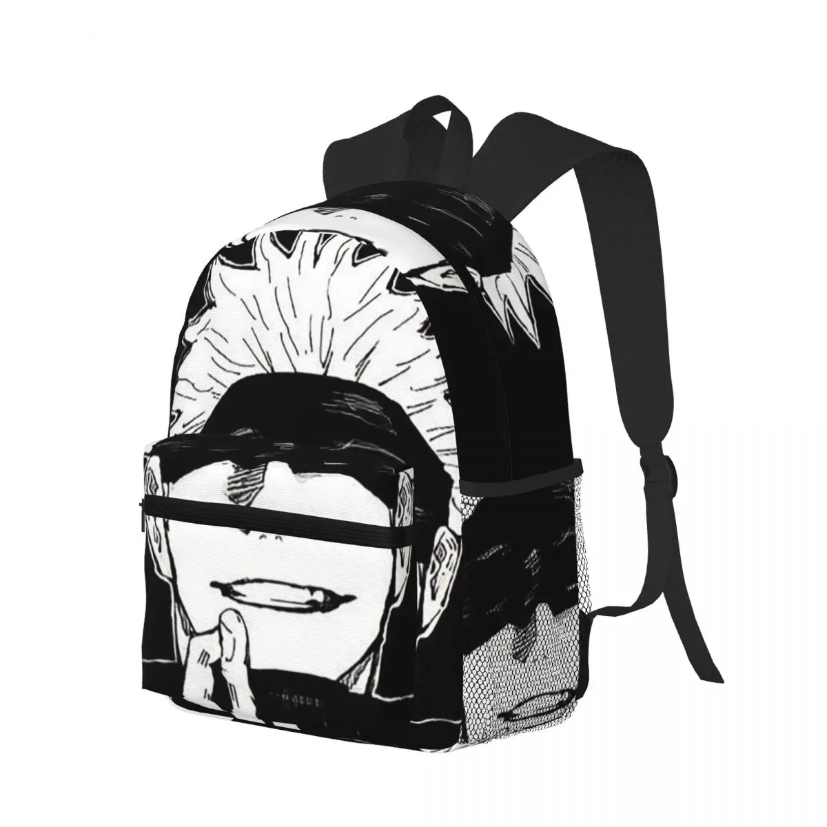Gojo Satoru Jujutsu Kaisen (2) Student Backpack School Bag Hiking Travel Daypack for Men Women Bookbag Shoulder Bags