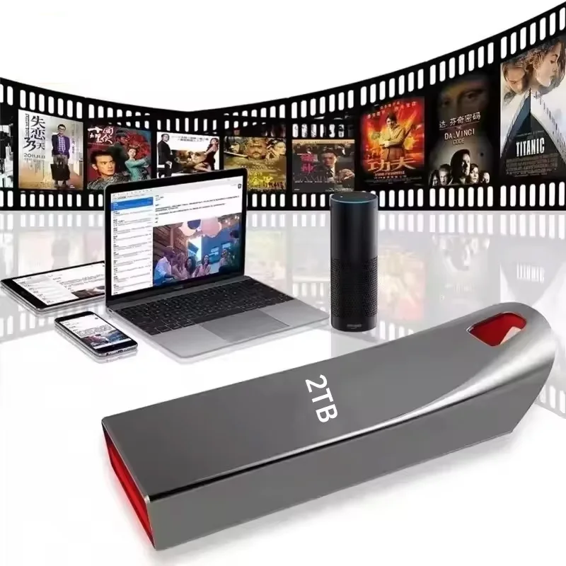 2025 2TB USB 3.0 Flash Drives High Speed Metal Pendrive 1TB 512GB 256GB Portable Usb Drive Waterproof Memoria USB Flash Disk ﻿ image 3