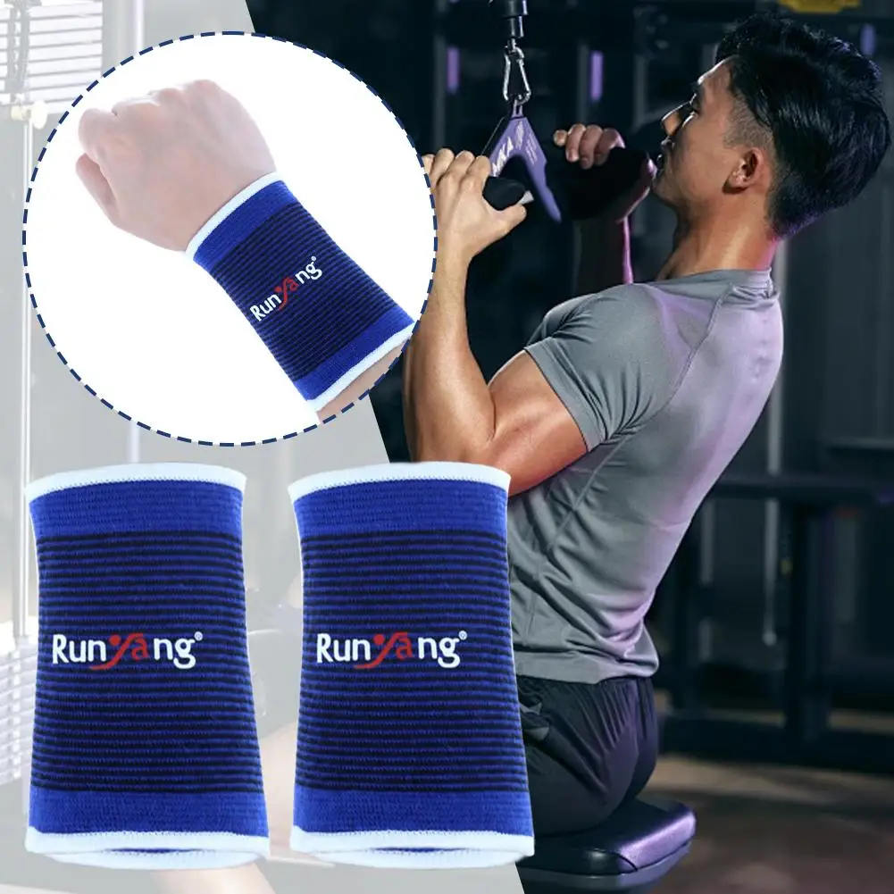 

Sports Protective Gear Knitted Wrist Guard Wrist Support Protector For Fitness Basketball Volleyball Sports Women Men G3P9