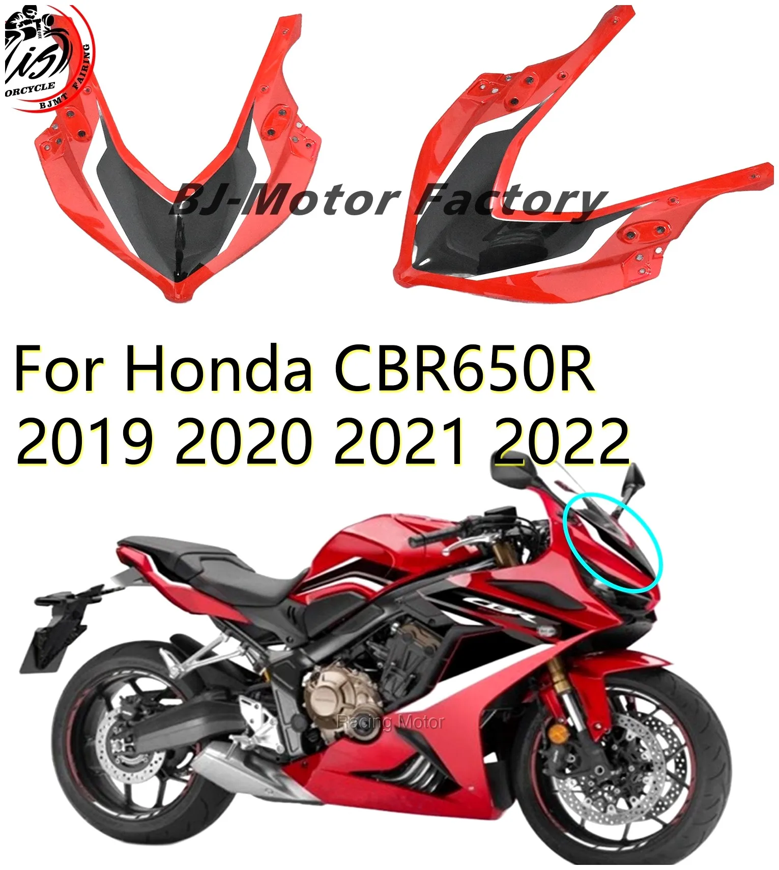 para-honda-cbr650r-2019-2023-cubierta-de-faro-delantero-carenado-de-luz-frontal-parabrisas-visera-spoiler-tapa-2021