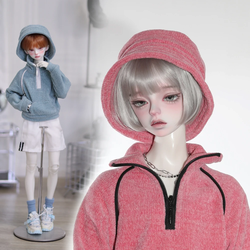 

D09-P312 детская игрушка ручной работы 1/3 1/4 дядя bjd кукла шапка матовая вязаная рыбацкая шапка 1 шт.