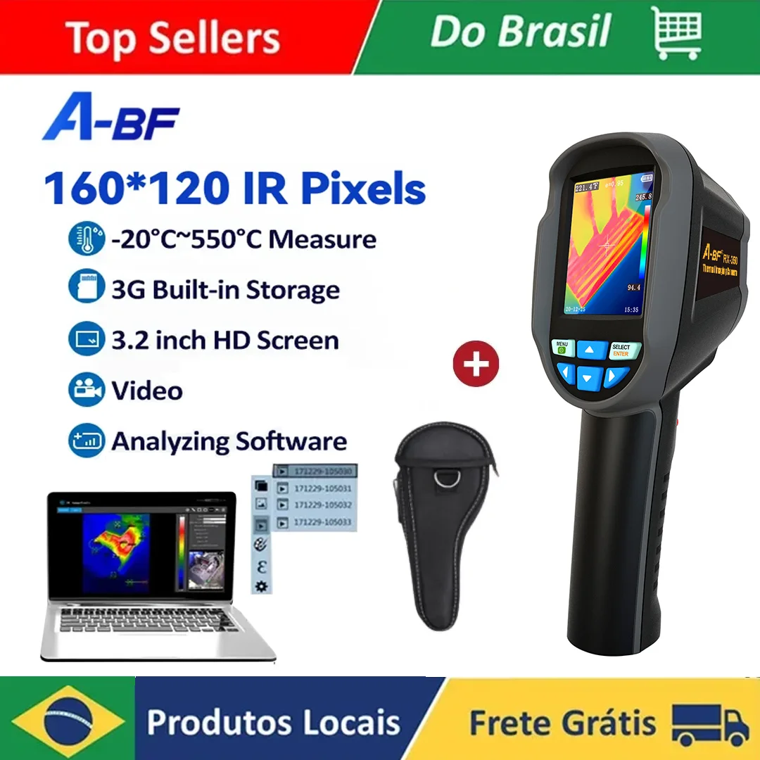 A-BF RX-350 Thermal Imager better than UNI-T UTi120S TR120 160x120 IR Pixels Infrared Thermal Camera Detect Floor Heating Repair