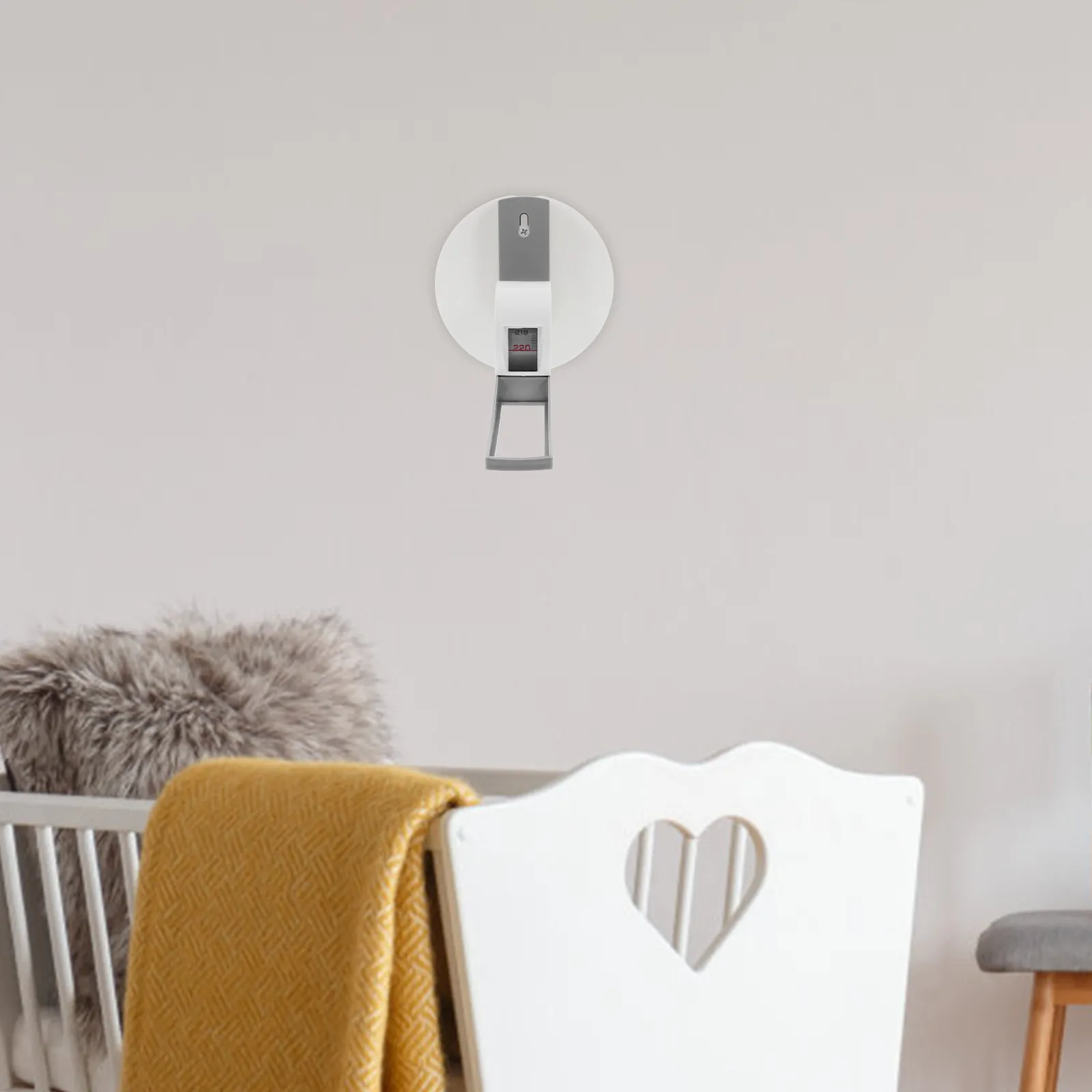 

Height Measuring Instrument Retractable Wall Mounted 220Cm Growth Ruler Accurate Height Measure Tool for Children Adults