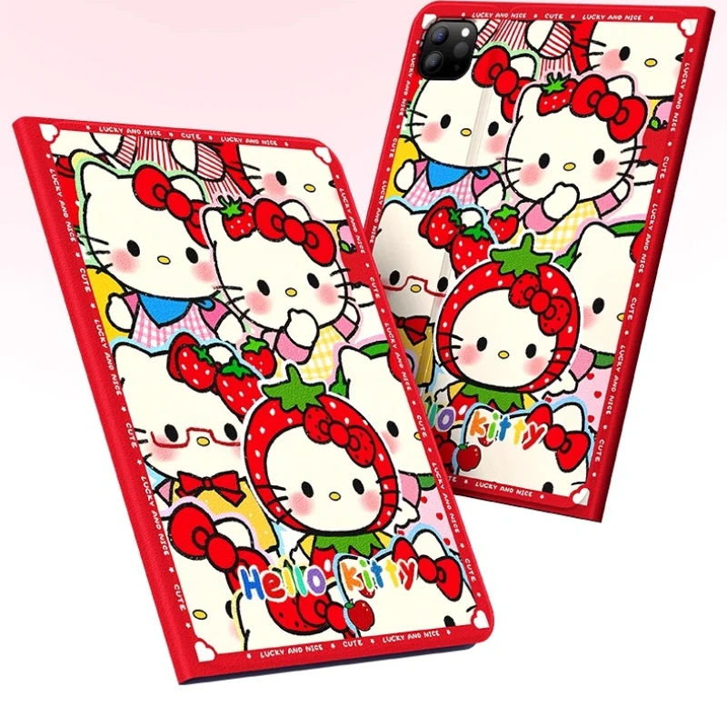

Чехол Hello Kitty для планшетов SAMSUNG: TAB 8.7in, S6 LITE 10.4in, S9, A9, S10, S11 FE PLUS 11in, 12.4in, 13.1in. Защитный чехол.