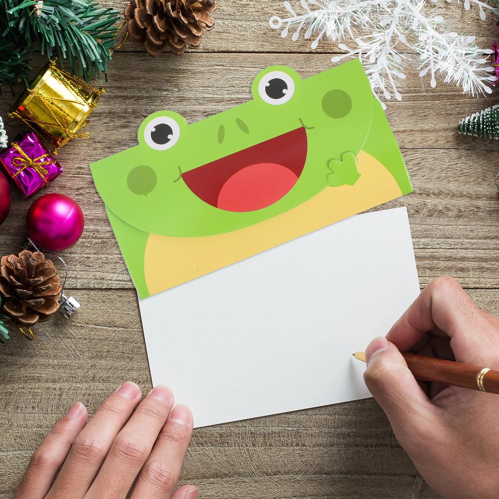 20Pcs Charming Animal Cards Blank Interior Versatile Use for Graduation Birthdays Housewarmings Present Exchanges