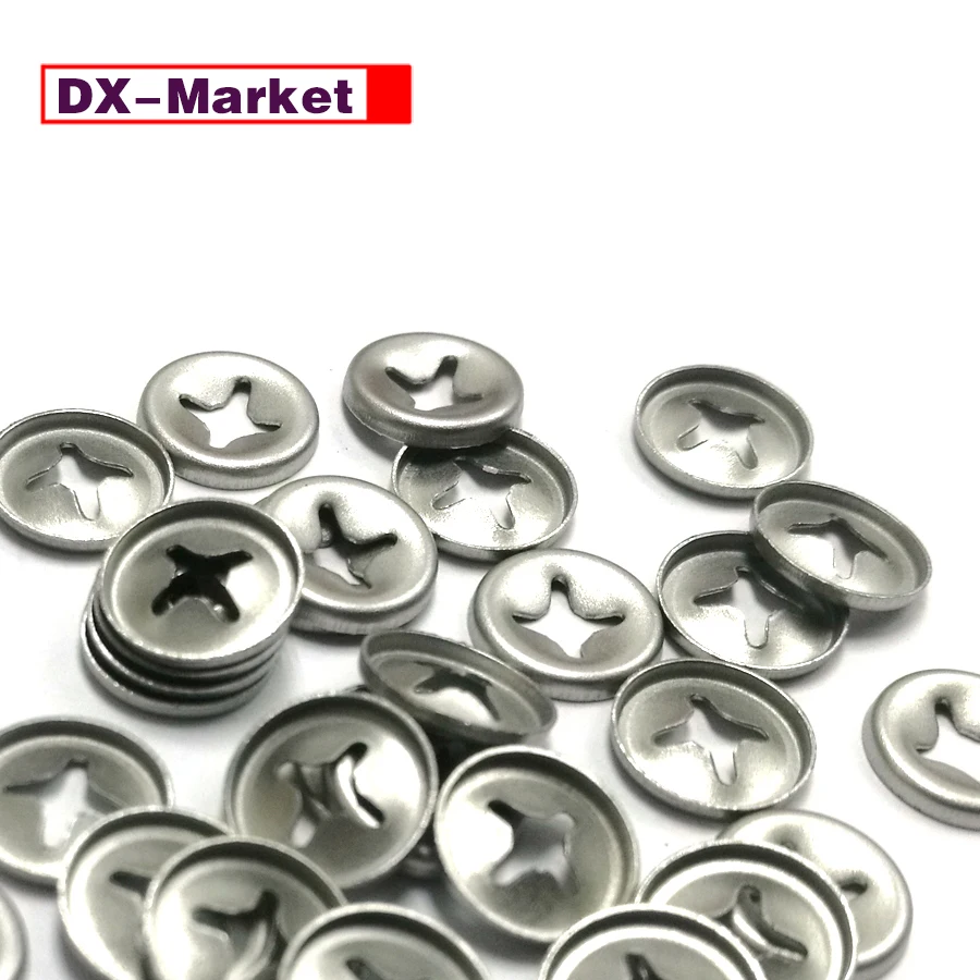 

304 Stainless Steel Push Nut , Internal Tooth Starlock Washers ,D014