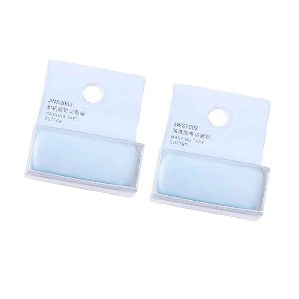 

2 Pcs Small Tape Mini Dispenser Organizer Self Made Safe Masking Plastic
