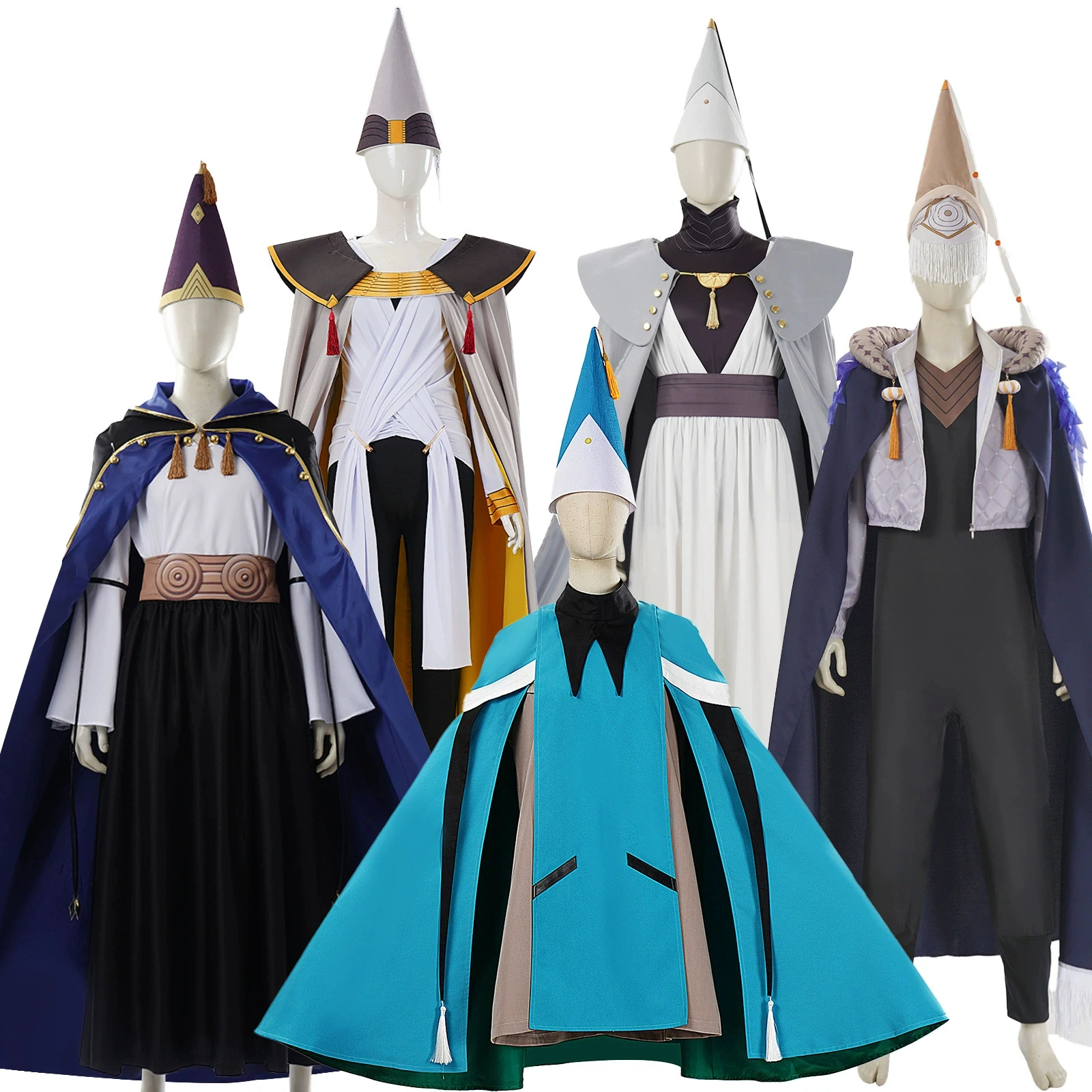 Disfraz de Cosplay de Iguin Araira, Uniforme de Atelier Magic Robe, Qifrey Coco Olruggio, Capa, Sombrero, Top, Disfraz de Halloween para Adultos