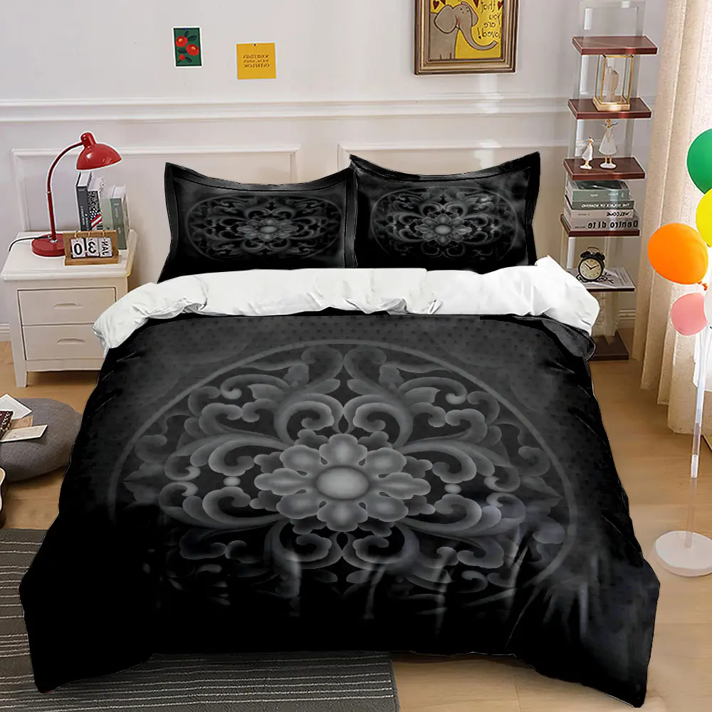 Floral Decorative Set for Home Multiple sizes kid's and adults' bedroom Exquisite 3PC bedding set, gift