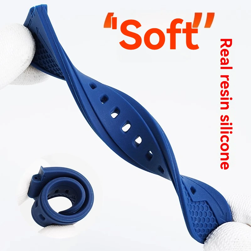 Для G-SHOCK Casio 3516 DW-H5600 DW H5600 DW-H5600MB Series модифицированный спортивный силиконовый ремешок для часов чехол 18 мм выпуклый резиновый браслет