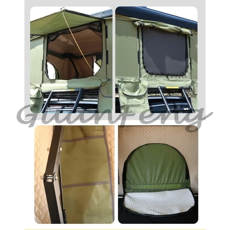 Customized car roof tent Fully automatic outdoor camping hardtop tent