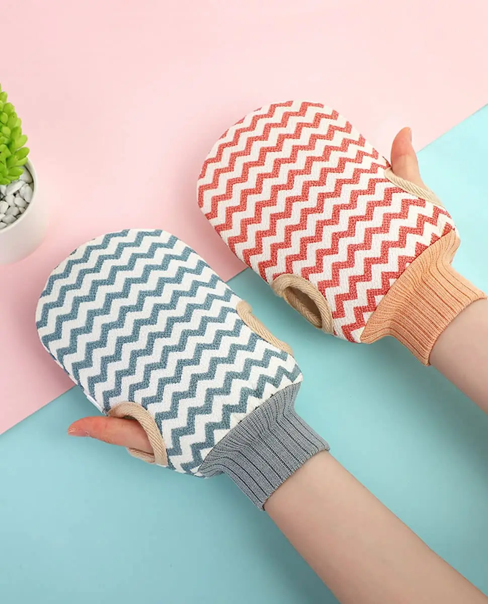 pcs Exfoliating Glove,Exfoliating Body Scrubber for Shower Bath, Exfoliating Gloves For Bath and Body Care