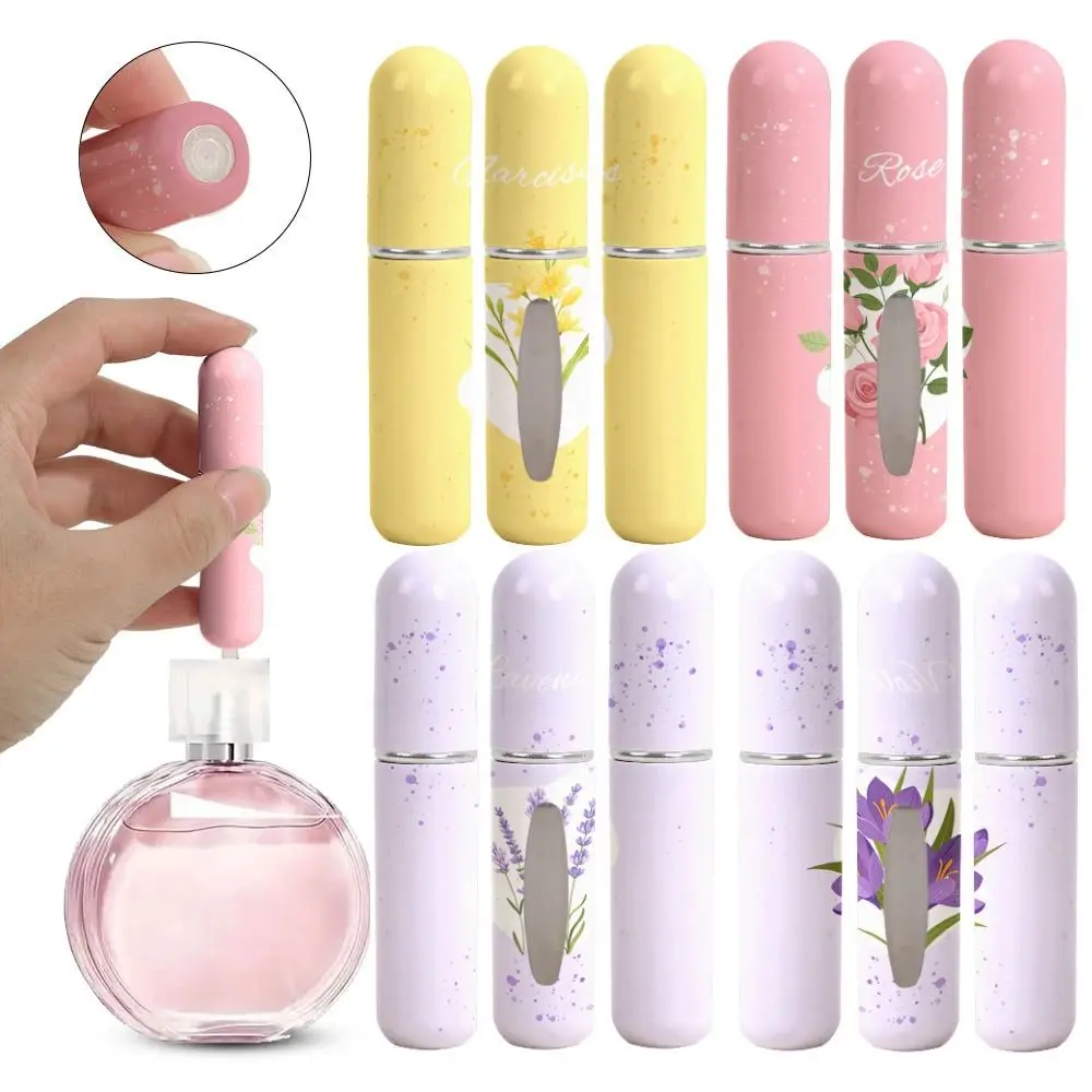 

Portable 5ml Mini Perfume Bottle Refillable Leak-proof Empty Cosmetic Containers Spray Atomizer Bottle Travel
