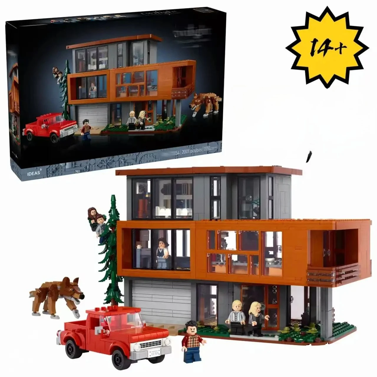 NEW 21354  House Building Set Architecture Blocks Romance Films Fans  Creative Present for Adult Christmas Birthday Gifts