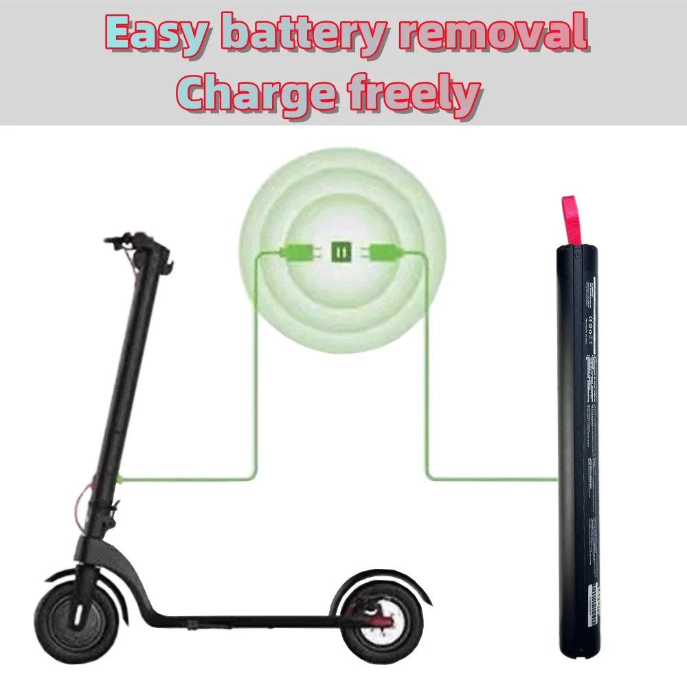 36V 5200mAH X7 Scooter Replace Rechargeable Lithium Battery Pack 187Wh , HX Scooter Battery Accessories