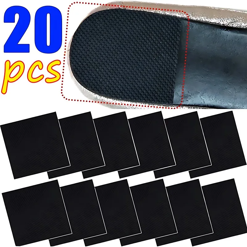 2/20pcs Anti-slip Sole Protector High Heel Sandal Outsole Pad Oxford Frosted Sticker Non-slip Shoe Bottom Patch Pads Stickers