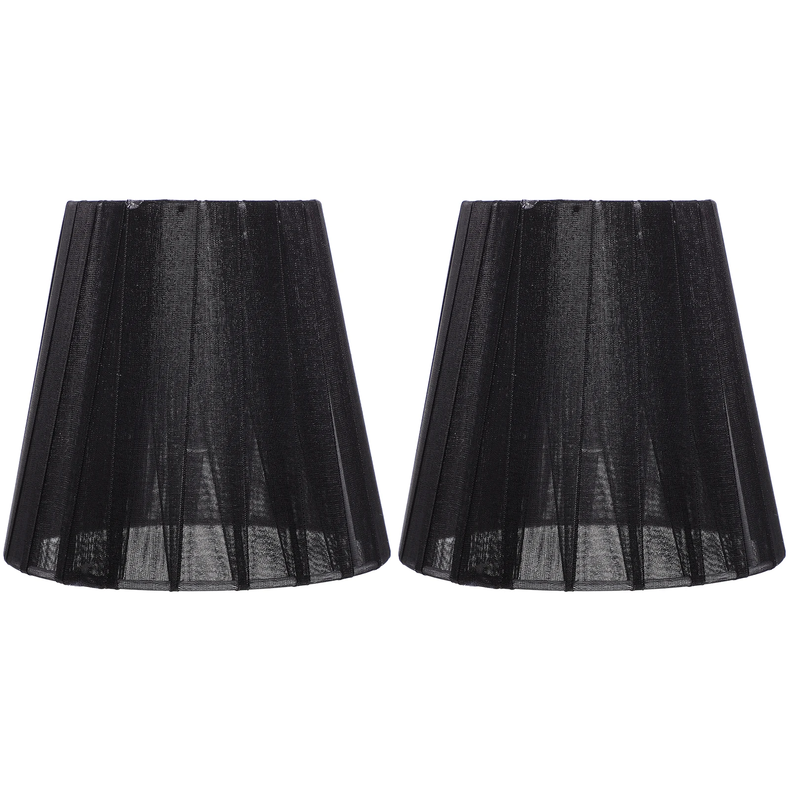 

2pcs Clip-Bulb Lamp Shade Translucent Gauze Dust Cover For Ceiling Wall Floor Lamp Decorative Light Diffuser Cloth Art Shade