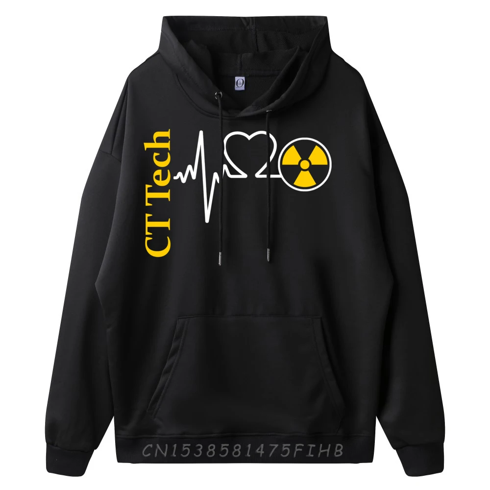 Radiology Ct Tech Nuclear Radiation Heartbeat Ekg Pulse Love Brand Hoodie Skin-Friendly Free Shipping Clothes