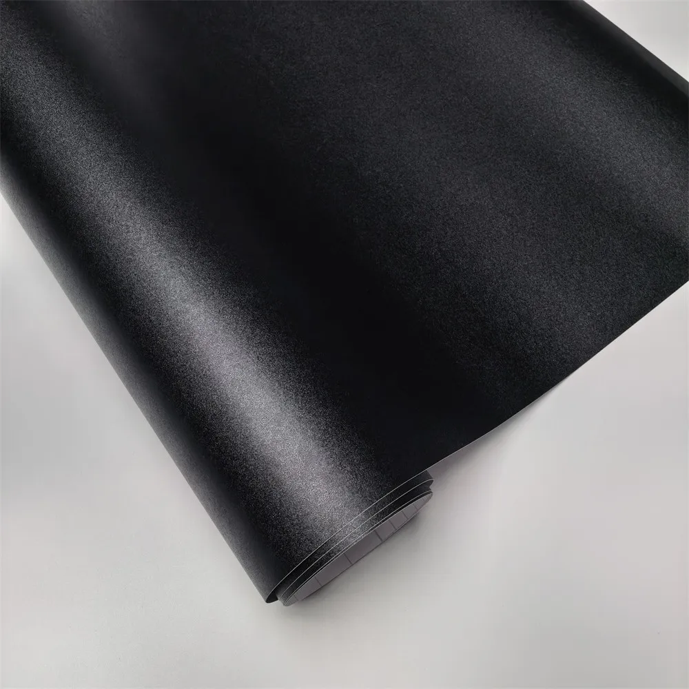 

Black Frosted Vinyl Car Wrapping Film Bubble Free Auto Color Change Decal Exterior Sticker