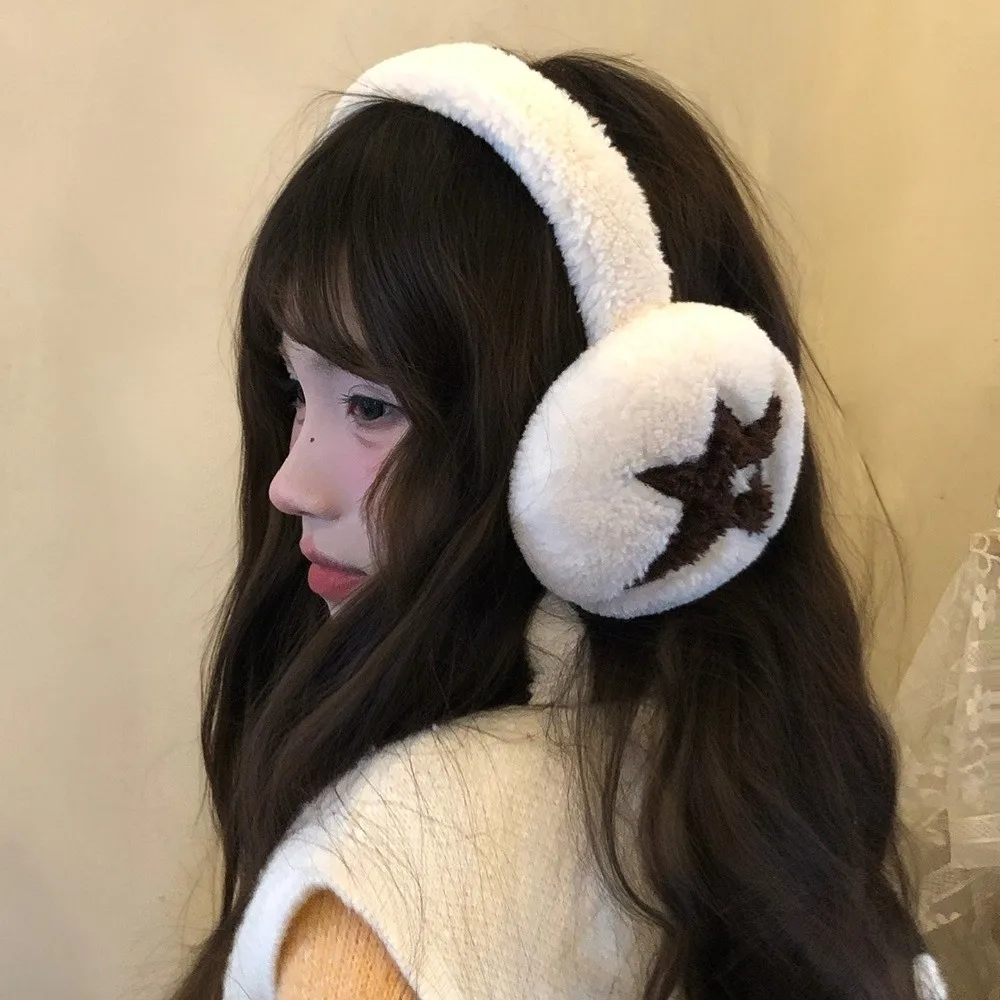 Fashion Warm Winter Earmuffs Soft Portable Earflap Protection Cute Faux Fur Earmuffs for Women Men