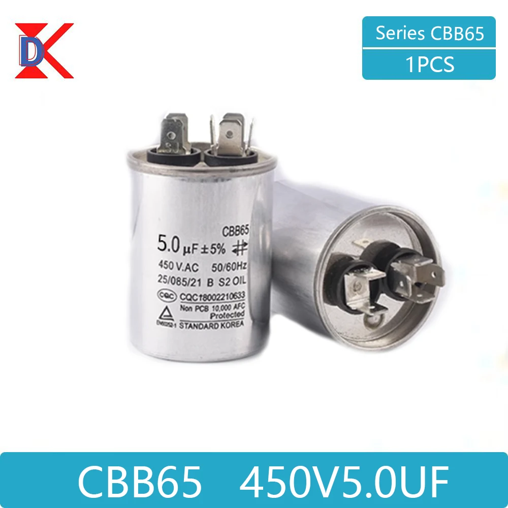 

CBB65 пусковой конденсатор компрессора кондиционера 450 В 5/20/25/30/35/40/45/50/60/70 мкФ
